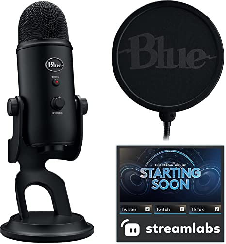 Logitech Blue Yeti Game Streaming Kit with Yeti USB Gaming Mic