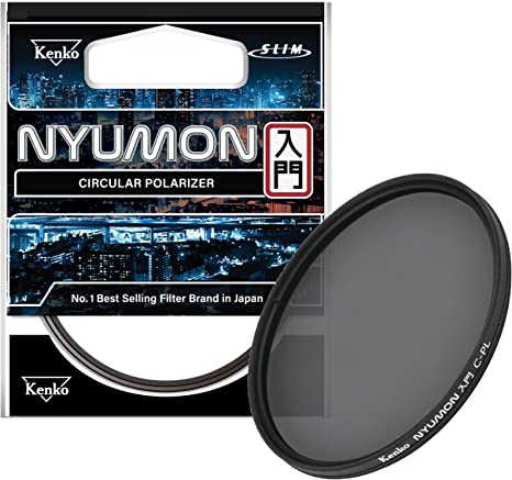 enko Nyumon Wide Angle Slim Ring 82mm Circular Polarizer Filter, Neutral Grey