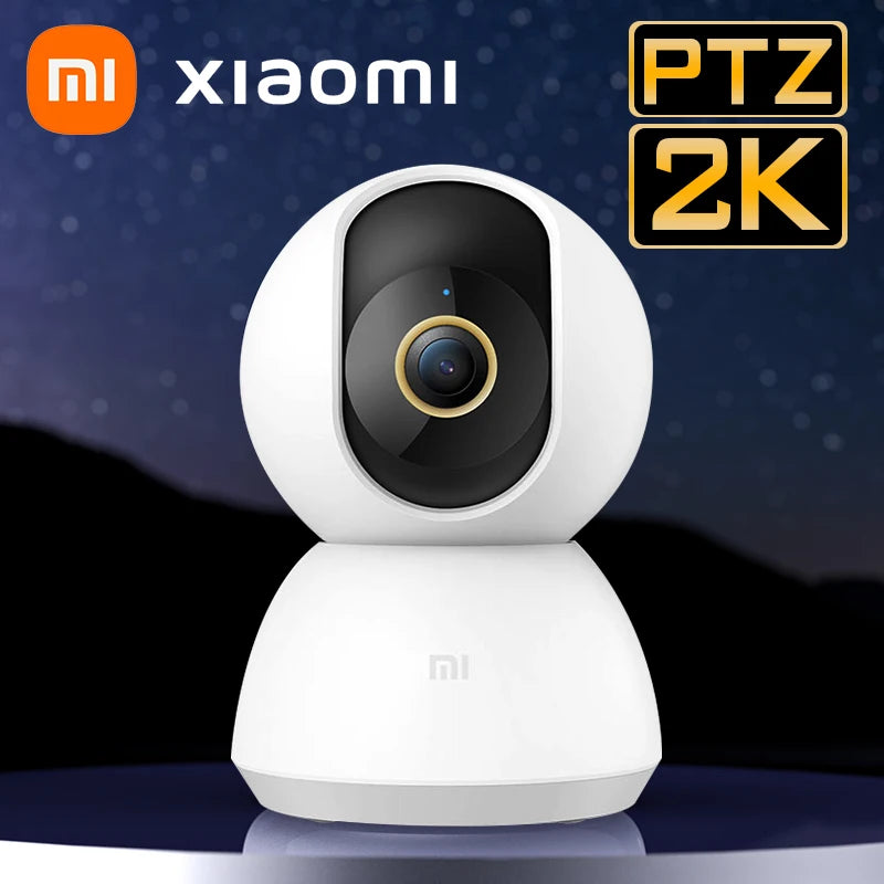 Xiaomi 360° Smart Home Security Camera Mi PTZ 2K Webcam 1296P 3 Megapixel AI Human Detection Night Vision Webcam Work With Mijia