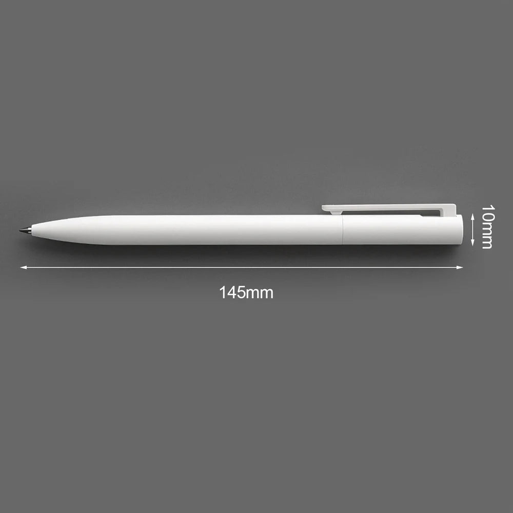 Original Xiaomi Pen Mi Gel Pen Writing Smooth Light Grip Mijia Press the Core 0.5mm Replacement Blue Black Red Refills