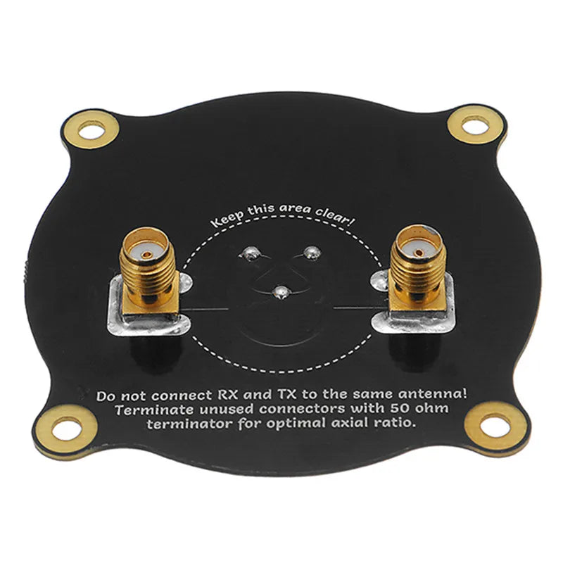 Realacc Triple Feed Patch-1 5.8GHz 9.4dBi Directional Circular Polarized FPV Antenna for RC Models Drone Transmitter TX Goggles