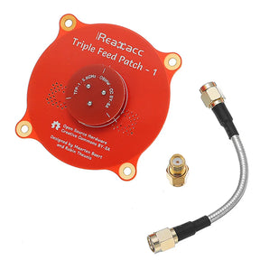 Realacc Triple Feed Patch-1 5.8GHz 9.4dBi Directional Circular Polarized FPV Antenna for RC Models Drone Transmitter TX Goggles