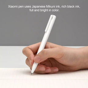 Original Xiaomi Pen Mi Gel Pen Writing Smooth Light Grip Mijia Press the Core 0.5mm Replacement Blue Black Red Refills