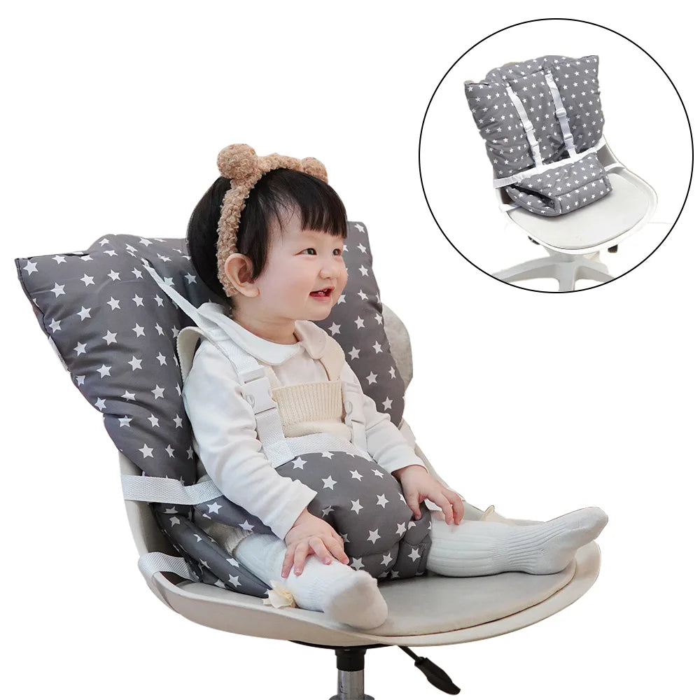 1PCS Portable Baby Chair Safety Seat Harness for Toddler, Baby Travel Essential Easy High Booster Seat Cover for Infant Eating