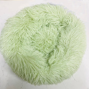 Cat Nest Round Soft Shaggy Mat for Kittens Chihuahua Indoor Dog Cat Bed Pet Supplies Removable Machine Washable Pillow Bed