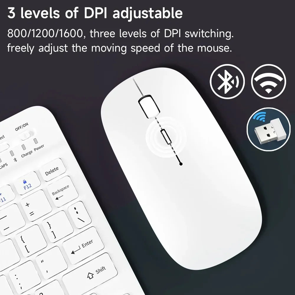 Bluetooth-compatible Wireless Keyboard Mouse Set for Android Windows for Tablet iPad PC Keyboard Wireless Mouse Gaming Keyboard