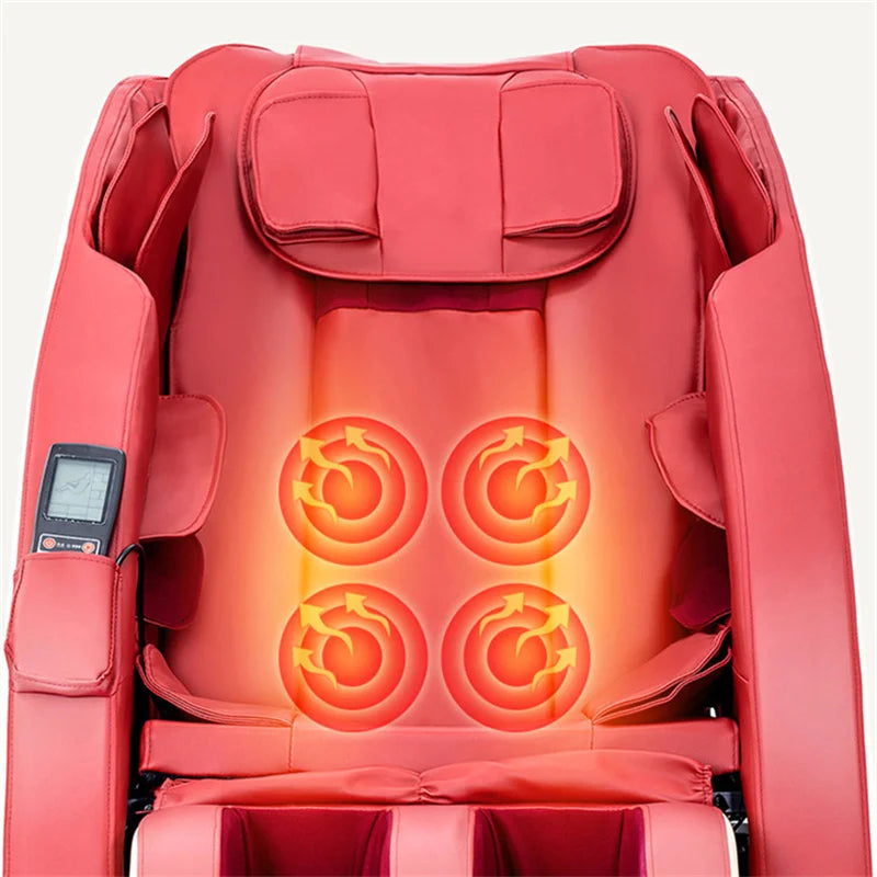 Full body air pressure zero gravity design massage chair with LCD panel remote control