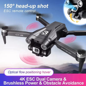 Z908 GPS Drone HD Dual Camera Remote Control Aircraft Intelligent 3 Sides Obstacle Avoidance Professional Brushless Flying Toy