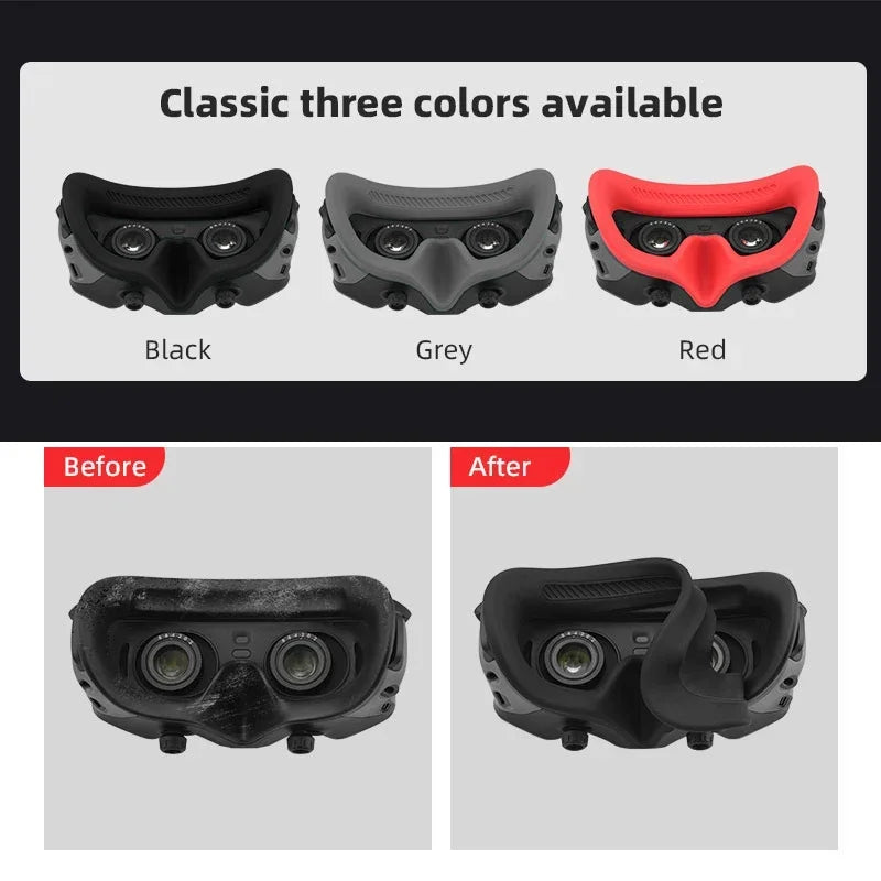 Wtohoby Silicone Cover for DJI Avata Goggles 2 Flight Glasses Sweat -proof Non-slip Eye Mask RC Quadcopters Drone Accessories