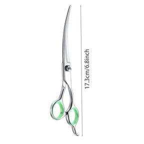 Pet Hair Scissors Grooming Stainless Steel Dog Scissors Pets Shears Animal Cutting Feet Ear Eye Hair Trimming