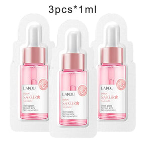 3pcs 1ml Serum Japan Essence Moisturizing Hyaluronic Acid Pure Brighten Skin Tone Face Serum Care Skin