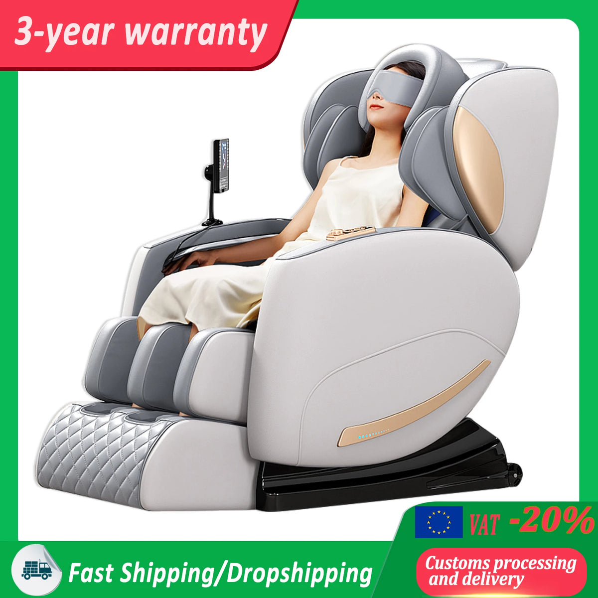 massage chair 4D Zero Gravity Full Body Smart Electric Recliner Back Relaxing Rocking Massage Chair Three Year Warranty sofa