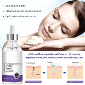 Pore Shrinking Serum Face Removing Large Pores Tightening Repairing Facial Pore Minimizing Essence Skin Care Beauty Firm skin