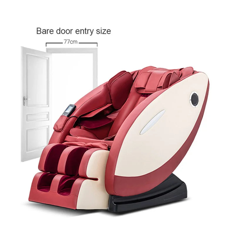 Full body air pressure zero gravity design massage chair with LCD panel remote control