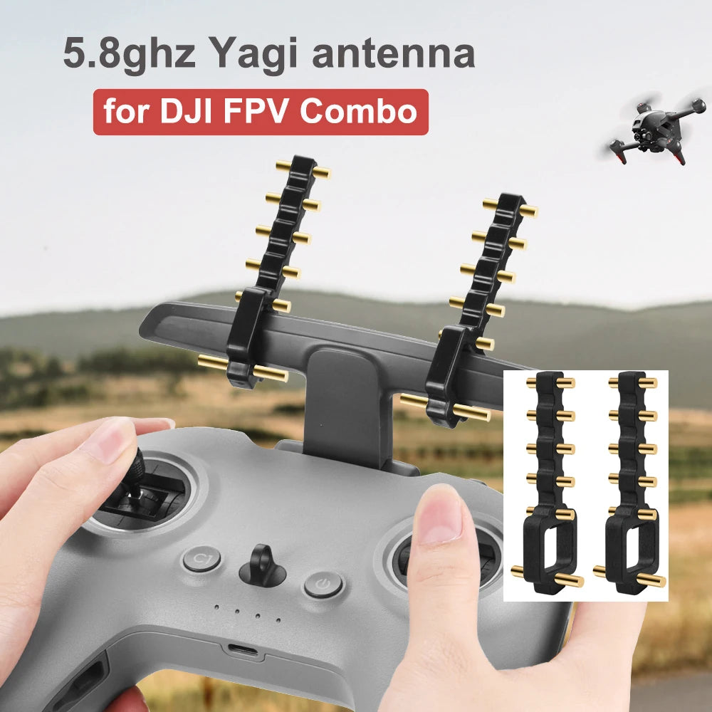 Yagi Antenna for DJI Avada/FPV /Mini 4K Combo Remote Controller2 Signal Booster Antenna Range 5.8GHZ Transmitter Drone Accessory