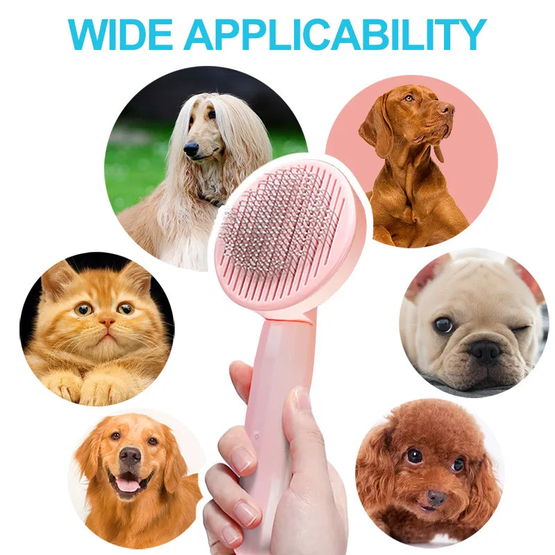 Cat Brush Pet Grooming Brush for Cats Remove Hairs Pet Cat Hair Remover Pets Hair Removal Comb Puppy Kitten Grooming Accessories