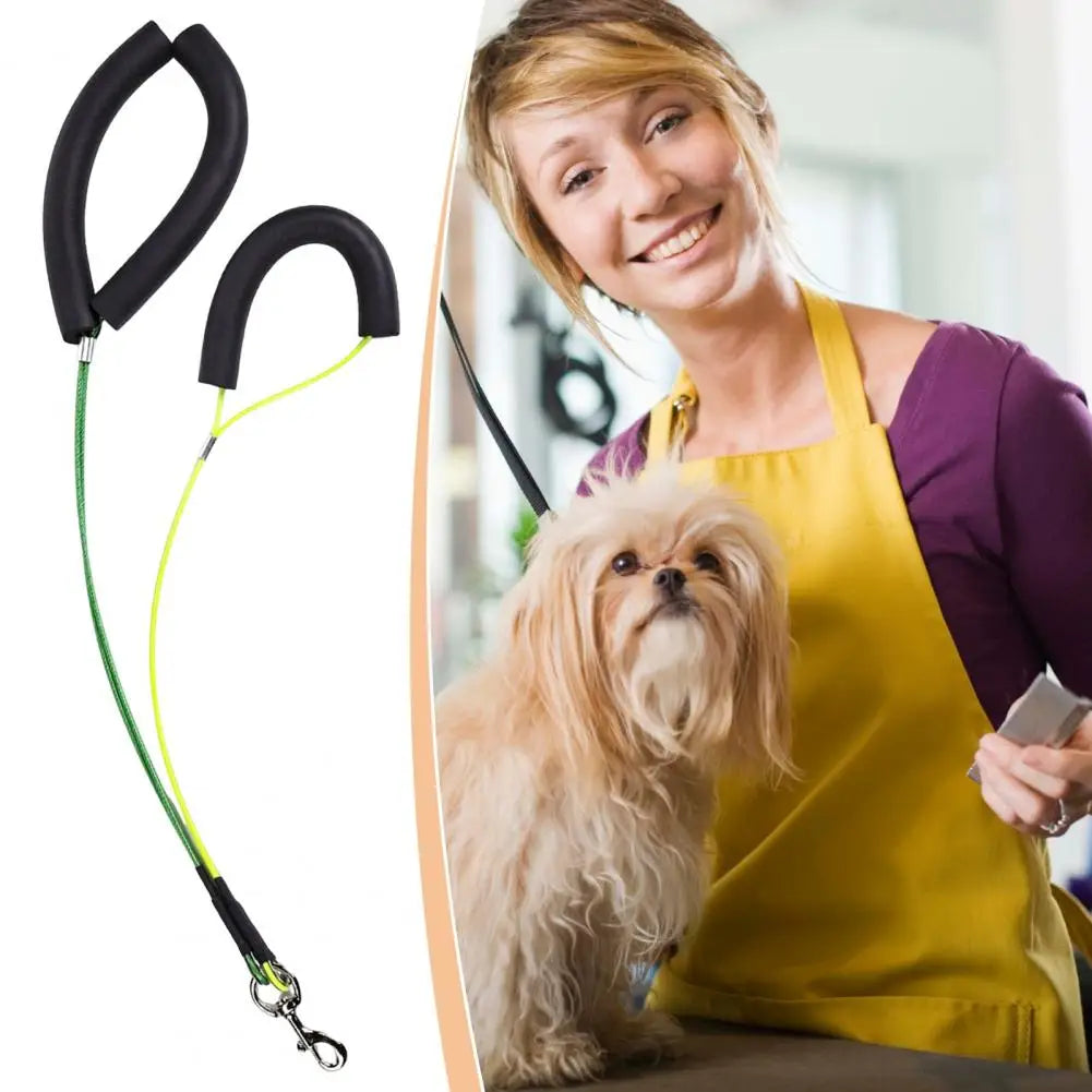 Adjustable Dog Grooming Tether Dog Grooming Ring Durable Pet Grooming Tools Set Adjustable Rope Extension for Dog for Multiple