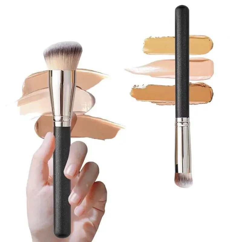 Makeup Brushes Foundation Concealer Angled Seamless Cover Synthetic Dark Circle Liquid Cream Cosmetics Contour Brush Beauty Tool