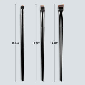 Blade Eyeliner Brush Eyebrow Brush Portable Flat Fine Eye Liner Brow Contour Makeup Brushes Cosmetic Beauty Makeup Tool 3pcs/set