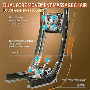 massage chair full body zero gravity with Shiatsu Massage Roller electric Bluetooth Music Body Care Multi-Function massage chair