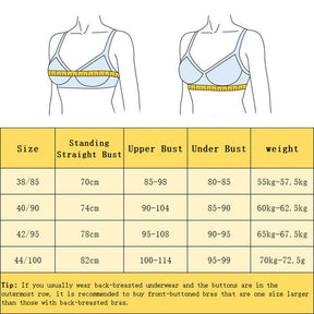 Women Front Button Bra Large Size Brassiere Mother's Cotton Wireless Bras Anti-sagging Gathered Underwear бюстгальтер женский