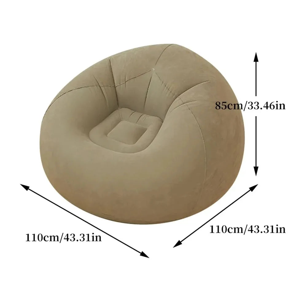 Large Lazy Inflatable Sofa Chairs PVC Lounger Seat Bean Bag Sofas Pouf Puff Couch Tatami Living Room Supply