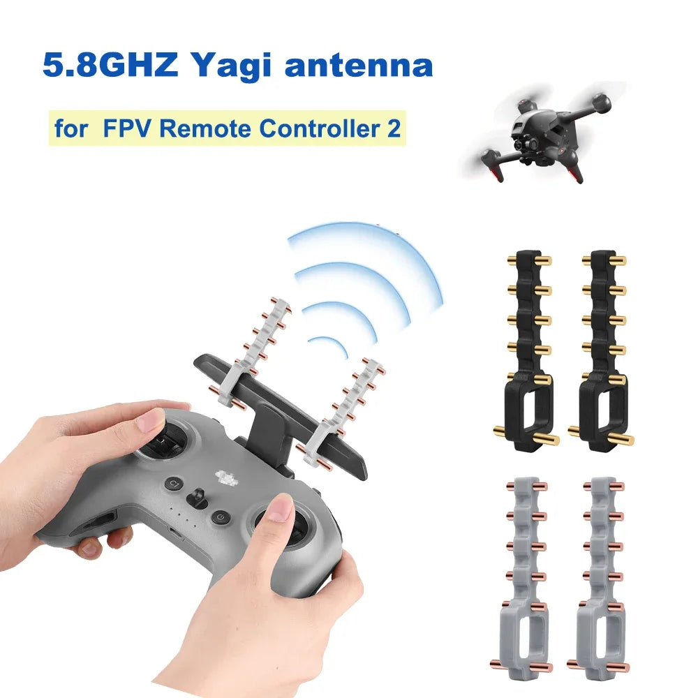 Yagi Antenna Signal Booster Amplifier for DJI NEO/FPV/Mini 4K/AIR 2S/Mavic 3 Classic Drone Remote Controlle Transmitter Extender