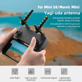 Yagi-Uda Antenna Amplifier for DJI Air 3 RC2/Mavic 2/Mini/SE Control Signal Booster Range Transmitter Extender Drone Accessories