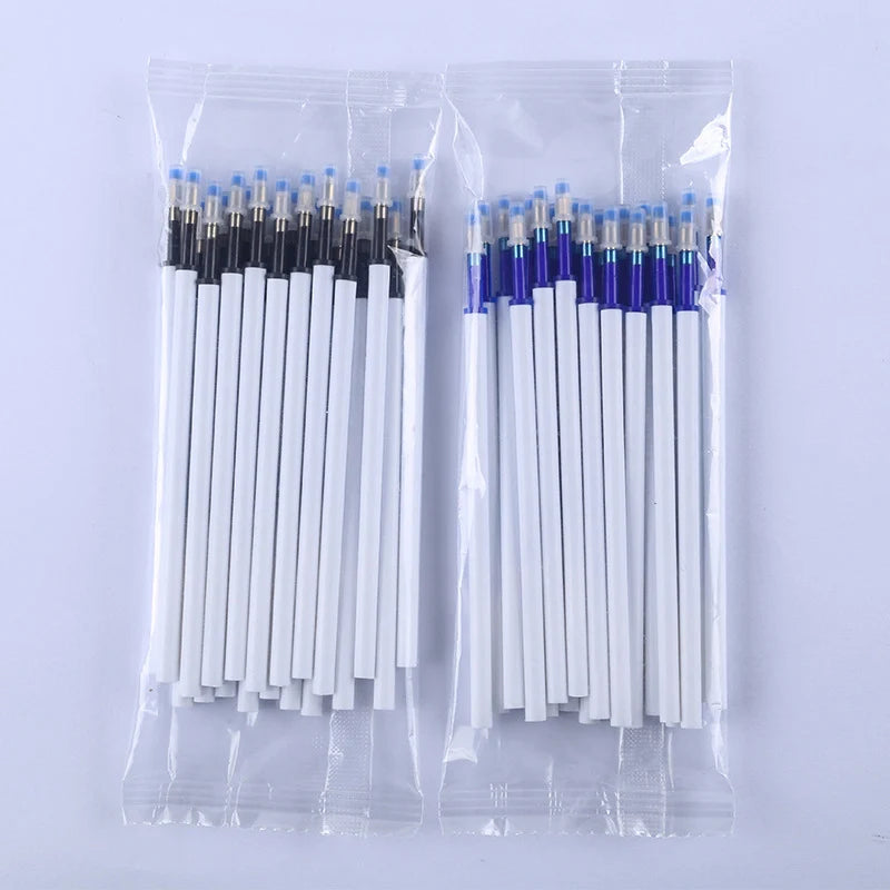 Press Erasable Gel Pens Set with Refills 0.5mm Black and Blue Gel Ink Built-in Eraser Office Supplies Exam Stationery Kit