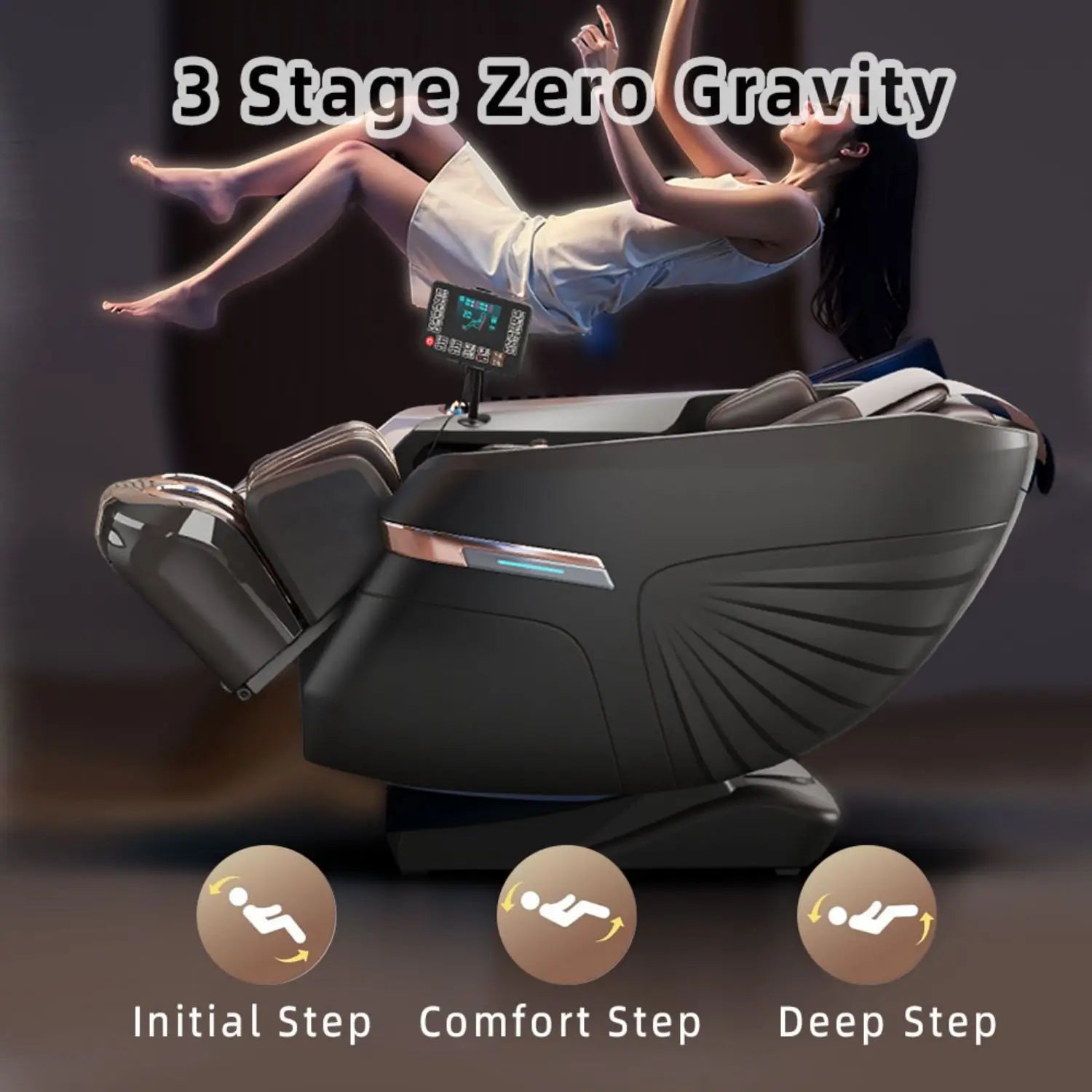 3-year warranty massage chair with Bluetooth Full body massage 4d zero gravity roller luxury leisure full body massage chairs