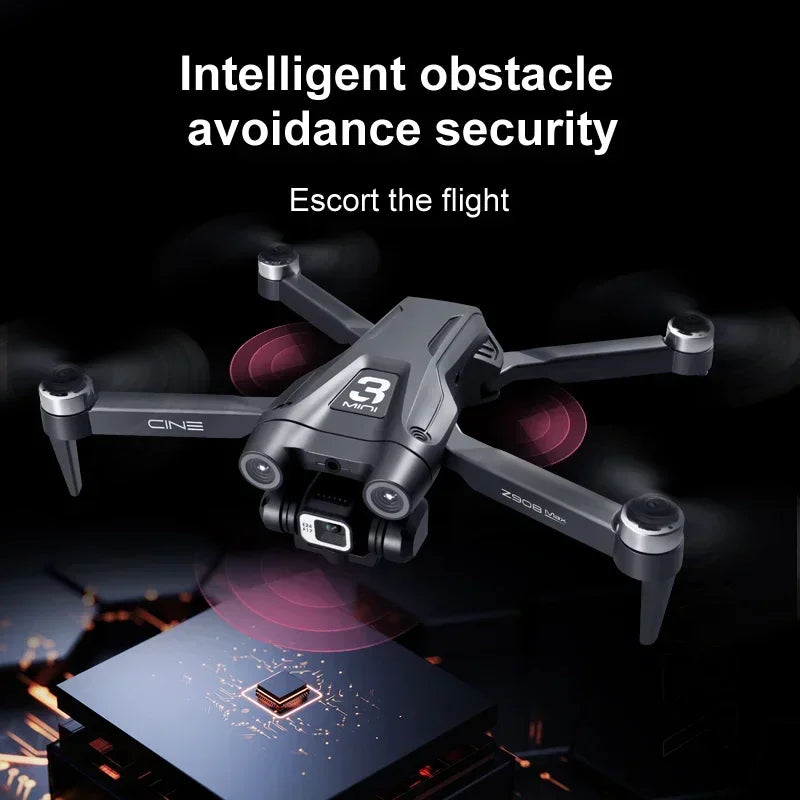 Z908 Pro Drone 8K Profesional HD Dual Camera Brushless Motor FPV Obstacle Avoidance Foldable Quadcopter RC Distance 5000M