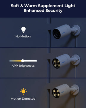 Reolink ColorX 2K PoE Outdoor Security Camera with F1.0 Aperture 4MP IP Camera Adjustable Warm Light Smart AI Detection