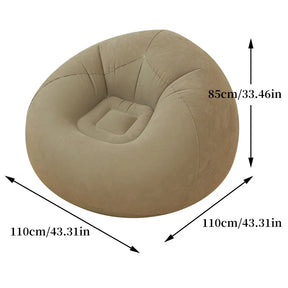 Hot Lazy Inflatable Sofa Chair PVC Single Lounger Ball Sofa Couch Tatami Living Room Chair Furniture