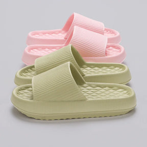 Women's Thick Platform Cloud Slippers EVA Soft Sole Pillow Slides Summer Beach Flip Flops Women Non Slip Bathroom Home Slippers