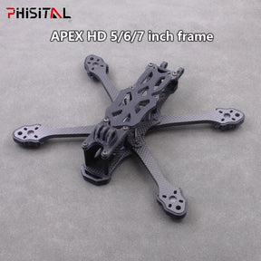 Carbon Fiber FPV Frame kit Freestyle 5/6/7 inch  with 5.5mm Arm for APEX HD RC Quadcopter Racing Drone parts