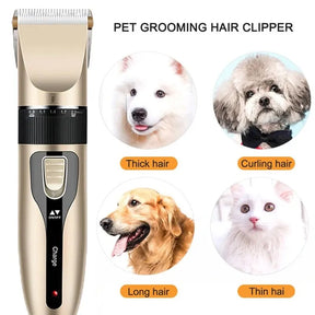 Dog Clipper Dog Hair Clippers Grooming (Pet/Cat/Dog/Rabbit) Haircut Trimmer Shaver Set Pets Cordless Rechargeable Professional