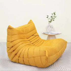 Cat Scratch Leather Nordic Togo Internet Celebrity Lazy Caterpillar Sofa Bedroom Single Person Sofa Chair Living Room Suede