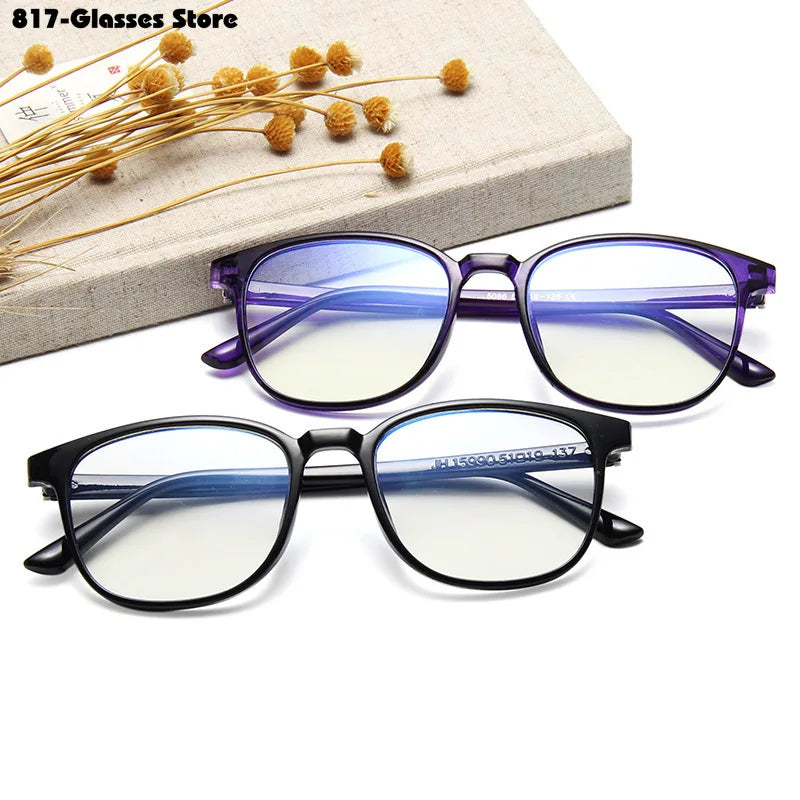 Blue Light Blocking Glasses Computer Eyewear Large Frame Anti-radiation for Men and Women