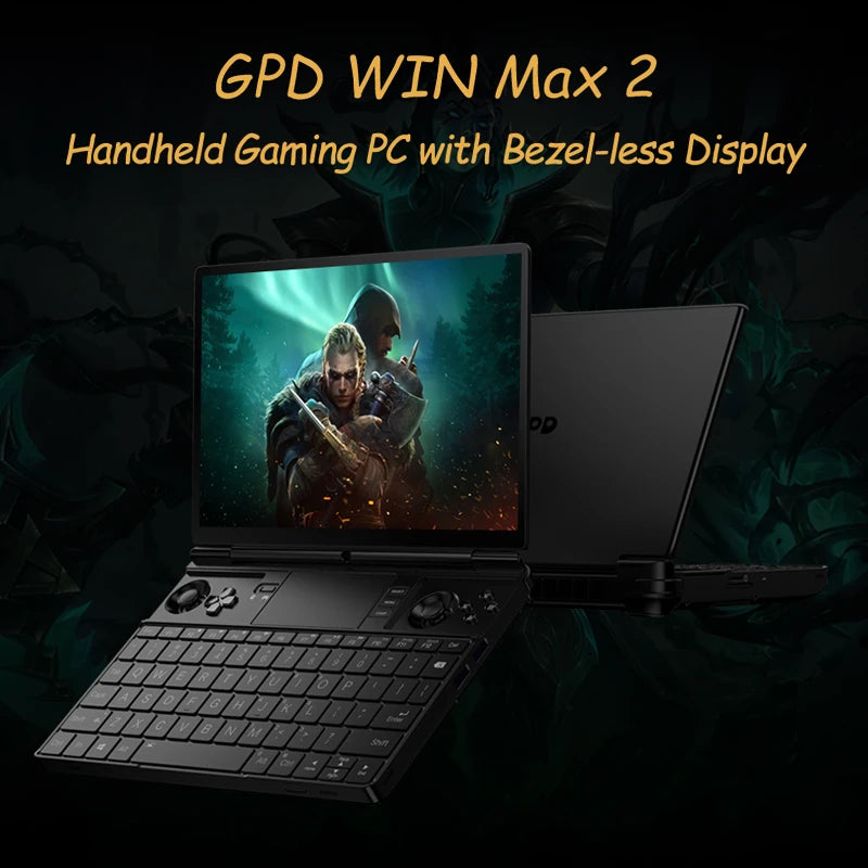 GPD WIN Max 2 2024 10.1 Inch AMD Ryzen 8840U/7640U Windows11 Gaming PC Laptop Notebook Portable Game Computer 64GB RAM 2TB Nvme