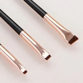 Blade Eyeliner Brush Eyebrow Brush Portable Flat Fine Eye Liner Brow Contour Makeup Brushes Cosmetic Beauty Makeup Tool 3pcs/set