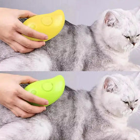 Cat Steam Brush Electric Spray Water Pet Comb 3 In 1 Soft USB Silicone Depilation Dogs Massage Bath Hair Brush Grooming Supplies