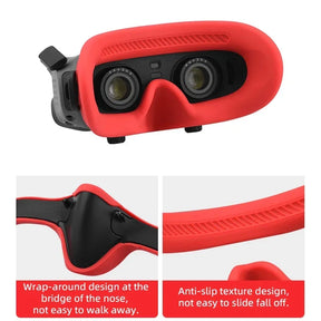 Wtohoby Silicone Cover for DJI Avata Goggles 2 Flight Glasses Sweat -proof Non-slip Eye Mask RC Quadcopters Drone Accessories