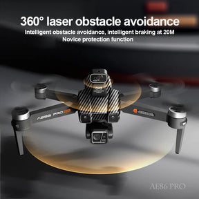 3-axis Gimbal Drone with Camera Professional 8K Dual Camera GPS Dron Thrower 360° Obstacle Avoidance FPV 5G Image Transmission