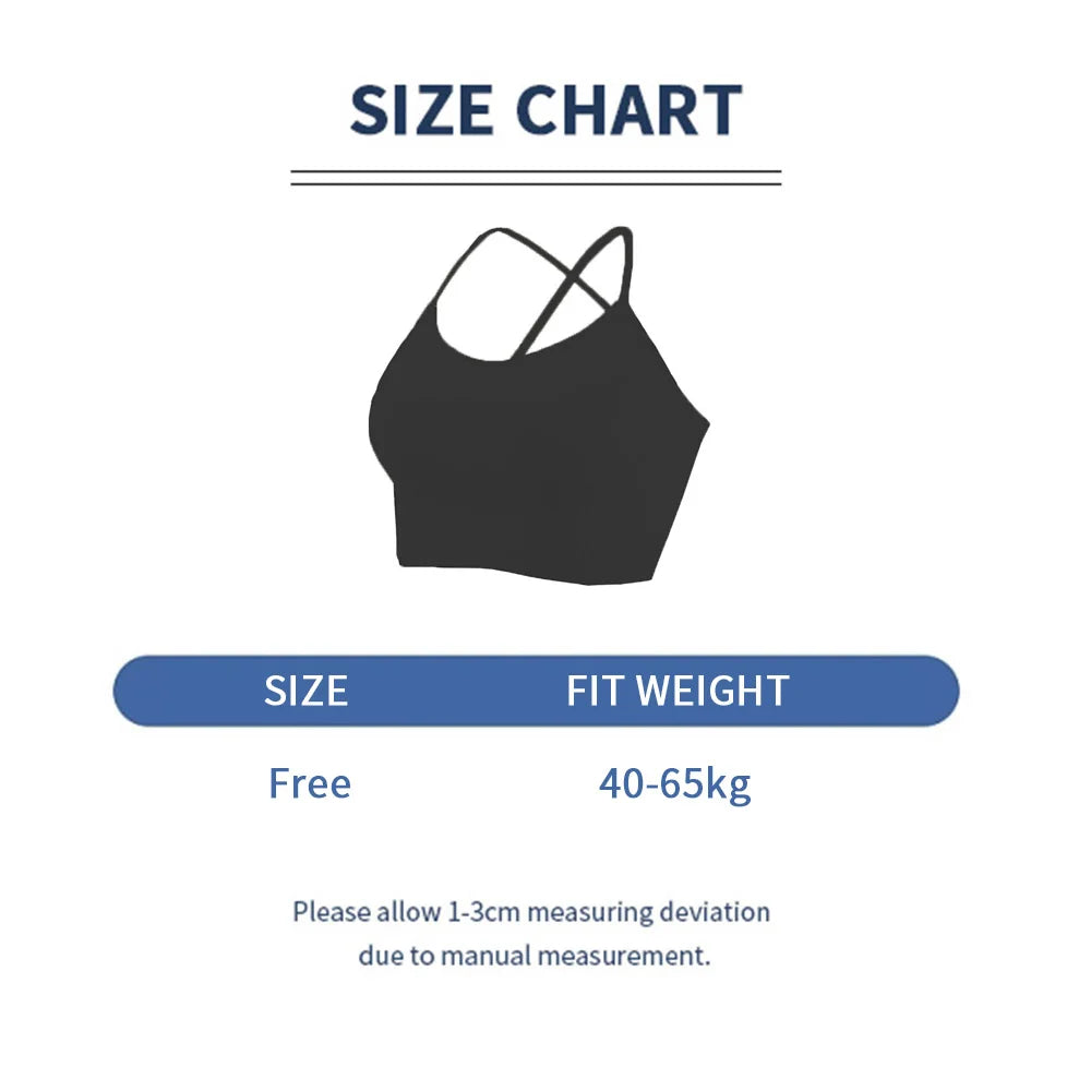 Women Cross Strap Sports Bra Top Women Push Up Sport Bra Yoga Gym Crop Top Brassiere Fitness Top Sport Bra Breathable Bras