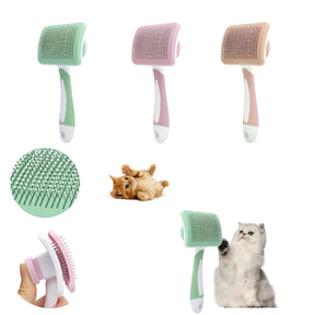 Pet Comb Cat Dog Brush Hair Removal Stainless Steel Needle Comb Hair Cleaning Beauty Skin Care Pet Dog Grooming Brushes Supplies