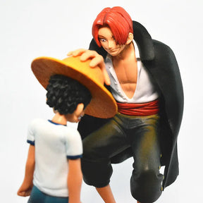 18cm One Piece Anime Figure Four Emperors Shanks Straw Hat Luffy Action Figure One Piece Sabo Ace Sanji Roronoa Zoro Figurine